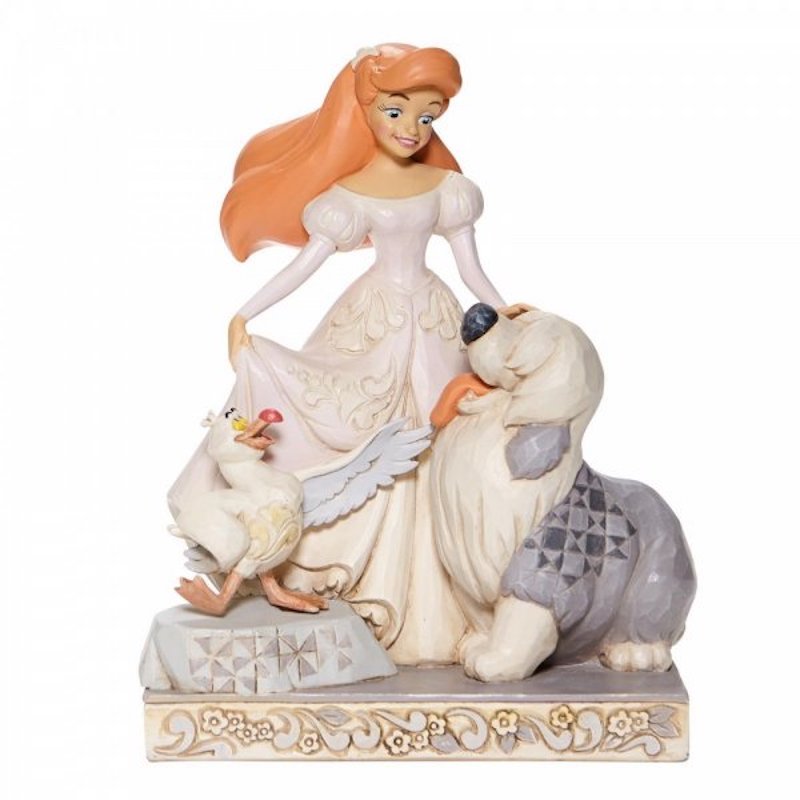 Spirited Siren White Woodland Ariel Figurine 19.5cm